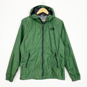 The North Face Jacket Men's Size Small Dryvent Boreal Green Rain Full Zip Up